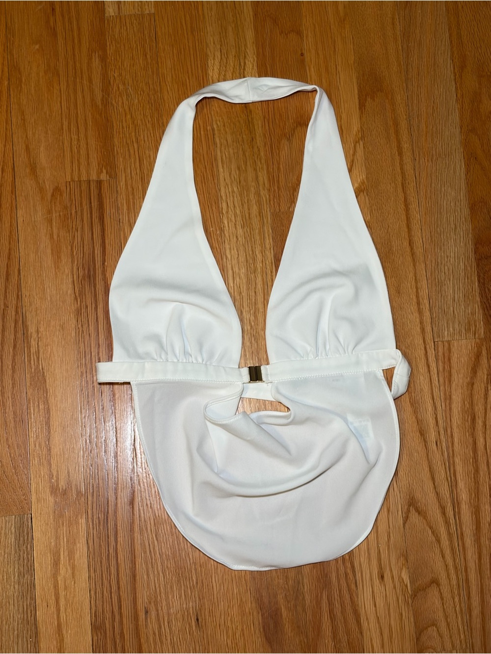 ASOS DESIGN White Halter Neck Tank Top – Women’s Size US 6 / UK 10